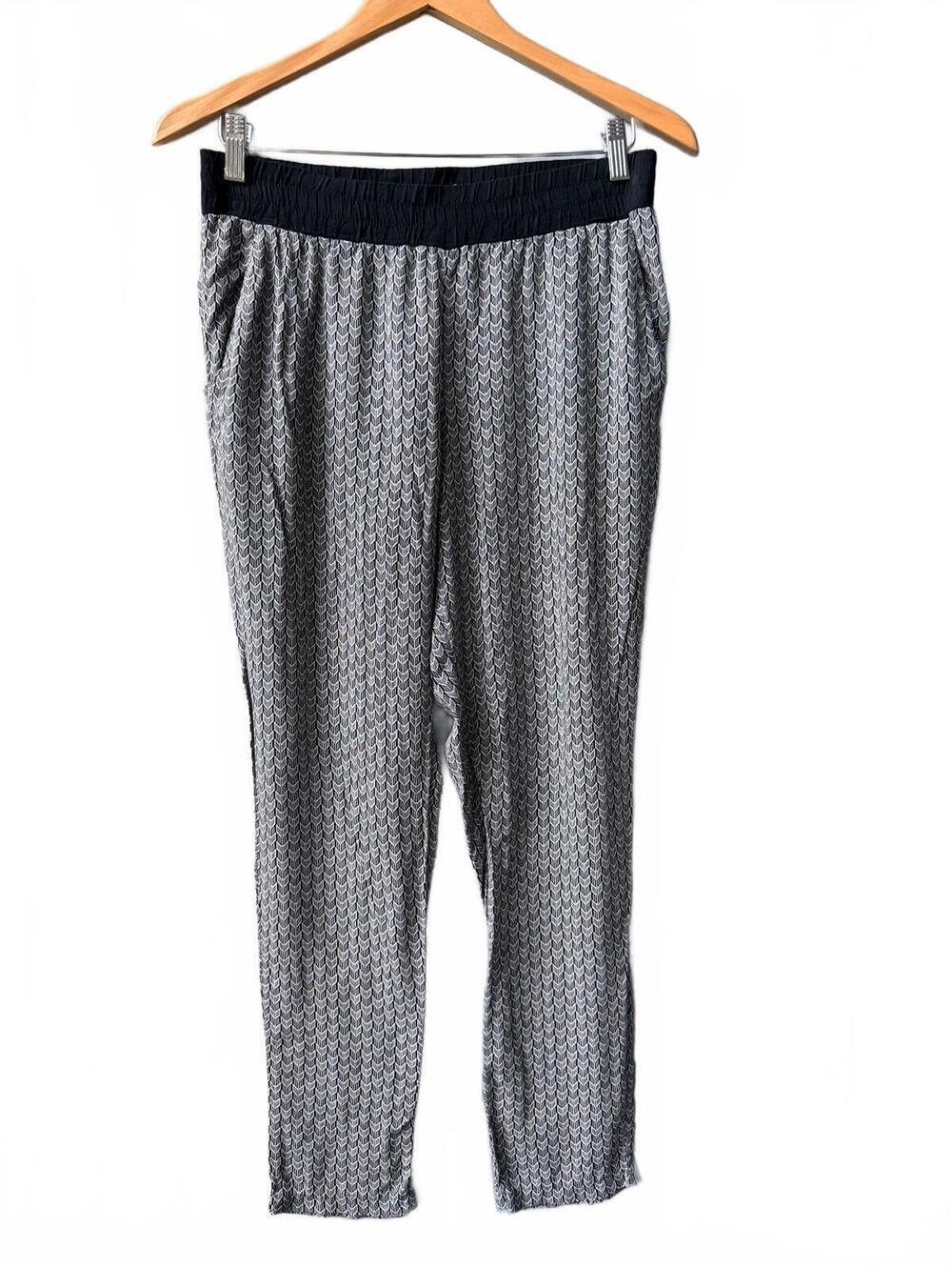 H&M Divided Juniors Pull On Pants Geometric Print US 6